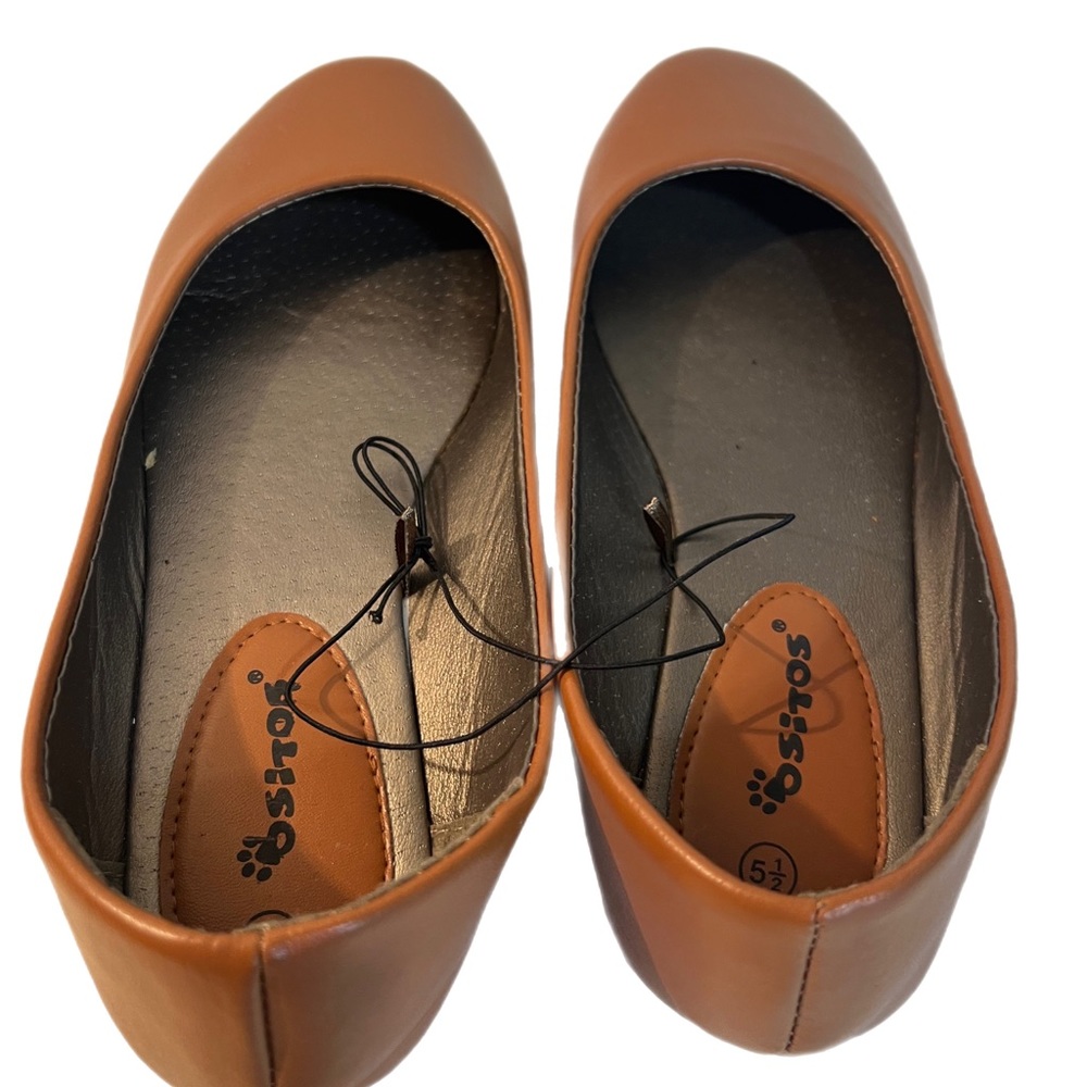 🍍Sitos  Sz.51/2  Caramel Ballet Shoes, NWT flats🍍 - Picture 2 of 9